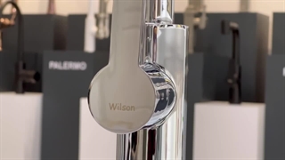 شیرآلات فنری ویلسون رنگ استیل براق