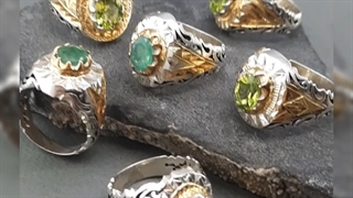 کالکشن جدید انگشتر های زبرجد