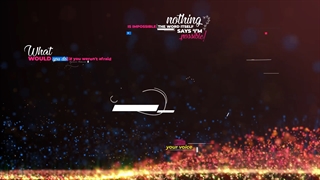 پروژه آماده افترافکت طرح بندی متن کریسمس با پارتیکل