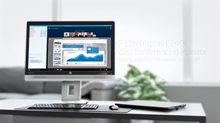 معرفی مانیتور چندرسانه‌ای HP E240c