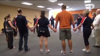 Group Energiser WarmUp Fun Game Jump In Jump Out