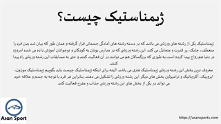 انواع ژیمناستیک