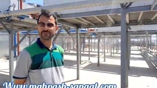 سیستم مه پاش در نیروگاه 25 مگاواتی ماهان