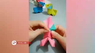 آموزش ساخت اوریگامی سگ