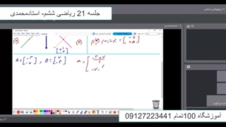 جلسه 21 ریاضی تیزهوشان ششم