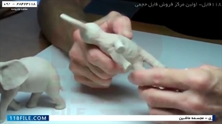 آموزش مجسمه با گل