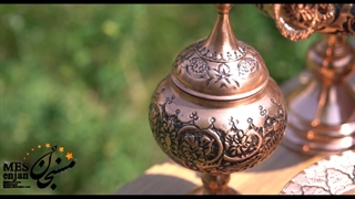 سرویس سیاه قلم مسی