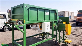 پرکن کاه در کیسه-کیسه کن خاک گلدان