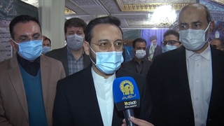 بازدید قائم مقام از نمایشگاه دستاوردهای علمی و پژوهشی آستان قدس در حرم مطهر رضوی