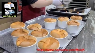 کاپ کیک کره ای بصورت نیمه اتوماتیک - موج کره ای