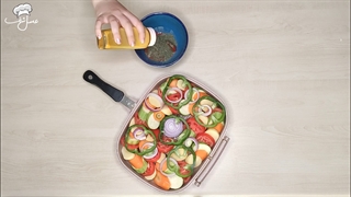 آموزش خوراک سبزیجات,خوراک سبزیجات رژیمی,آموزش پخت خوراک سبزیجات رژیمی,AsalChef,عسل شف,طرز تهیه خوراک سبزیجات