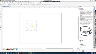 کار با ابزار Envlope tool در کورل دراو