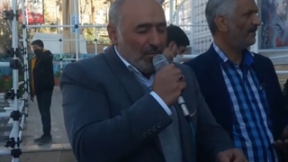 حضور زائران لوشکانی و مداحی بر سر مزار سردار شهید حاج قاسم سلیمانی