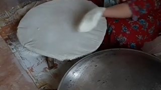 ساج گازی پخت نان