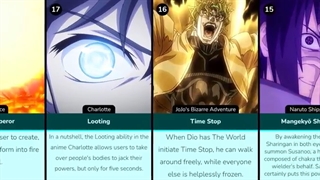 قوی ترین توانایی های دنیای انیمه