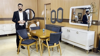 میز ناهار خوری ونوس و صندلی پیچک