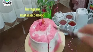 آموزش خامه کشی کیک