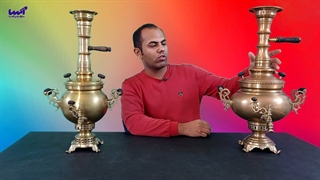 سماور زغالی برنجی