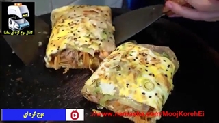 ساندویچ رول تخم مرغ کره ای - موج کره ای