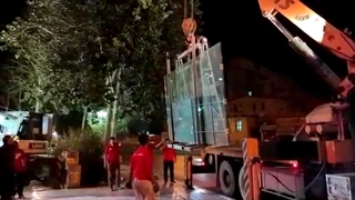 پارتیشن شیشه ای فریم لس