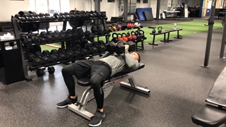 پرس سینه جفت دمبل انقباض