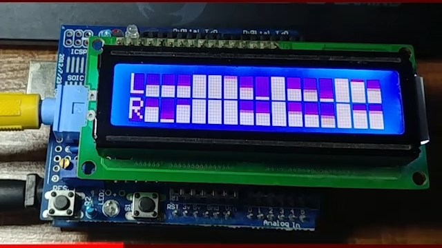 Audio Spectrum Analyzer & LCD 2x16 رقص نور پیشرفته ( ویدیو دوم ) - نماشا