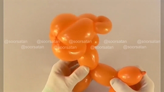 آموزش بادکنک آرایی ببر