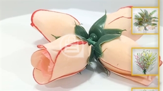 رز قلبهی مخمل مصنوعی | گل مصنوعی مخمل پخش عمده